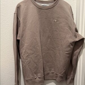 Champion Men's Taupe Crewneck Sweater
